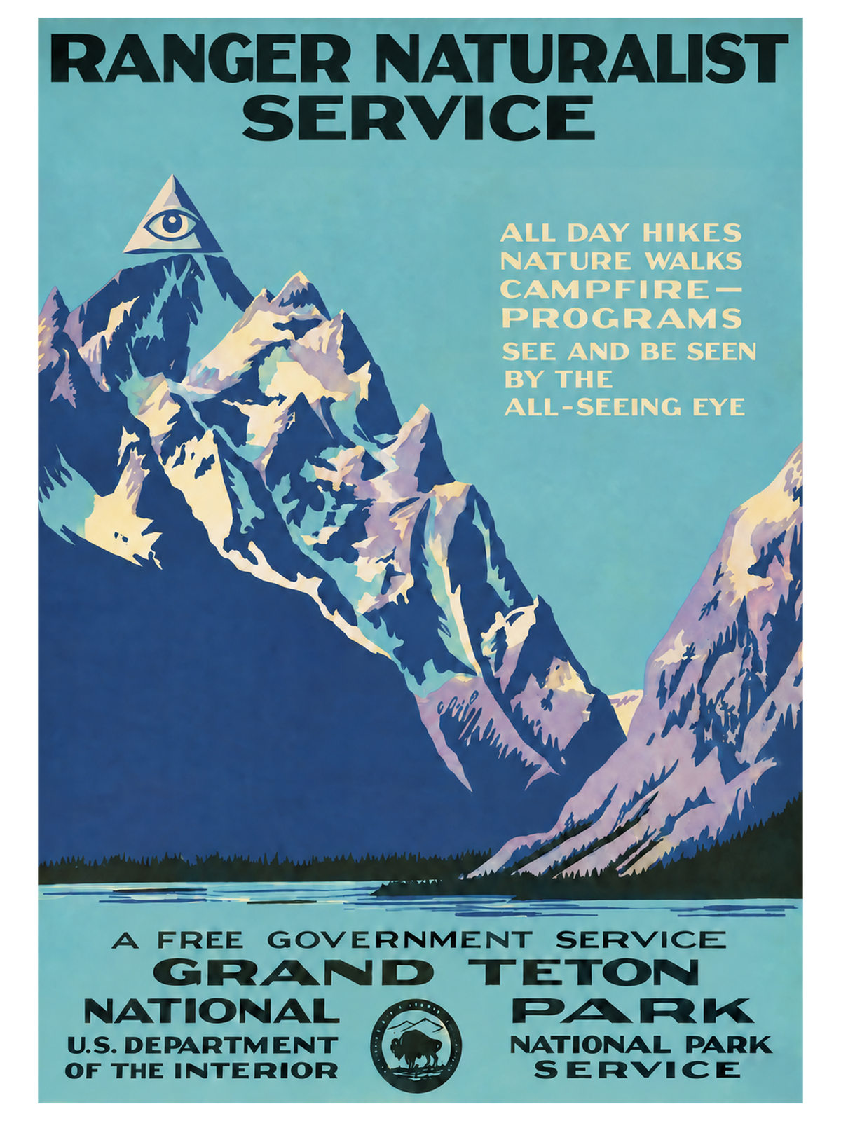 Grand Teton — All-Seeing Eye — complete unframed 12 × 16-inch print